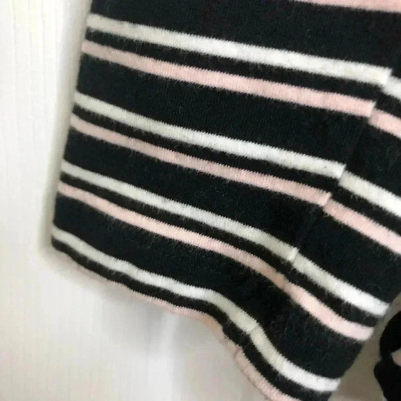 Bylyse Spenard Long Sleeved Shirt Striped Black, Pink,  & White Size Small - Picture 13 of 16